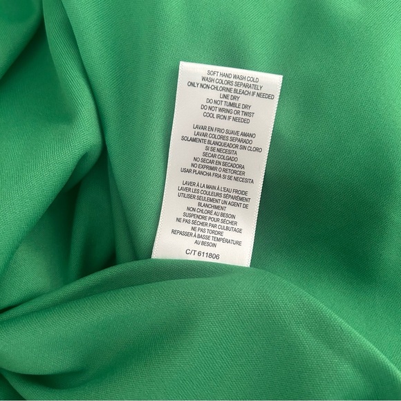 Taylor Rosette Mini Dress Garden Girl Whimsy Darty Rush Green NWOT Size 10 - Picture 15 of 15